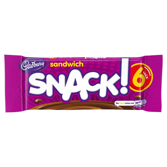 Cadbury Sandwich Snack 6 x 22g (132g)