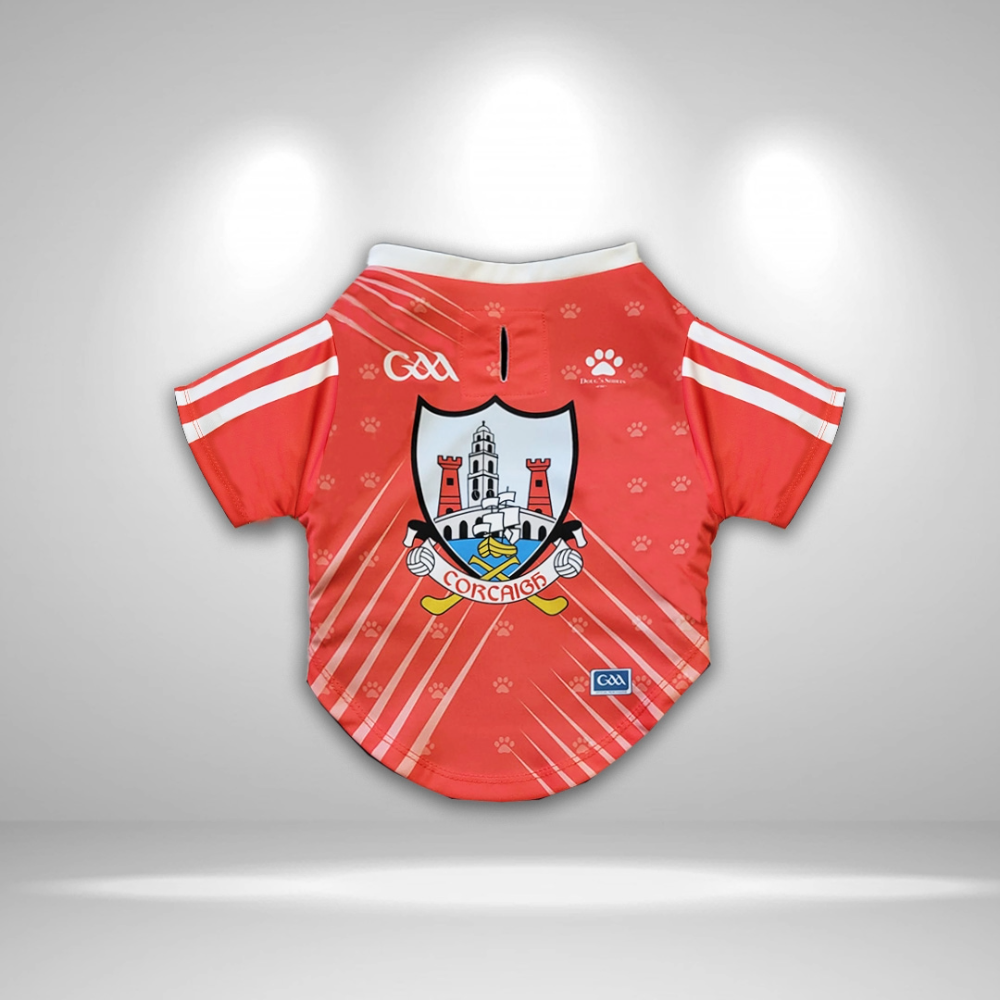 Cork GAA Dog Jersey Pet Accessories Farm Home Store