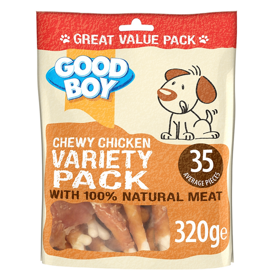 Good Boy Chewy Chicken Variety Pack 320g