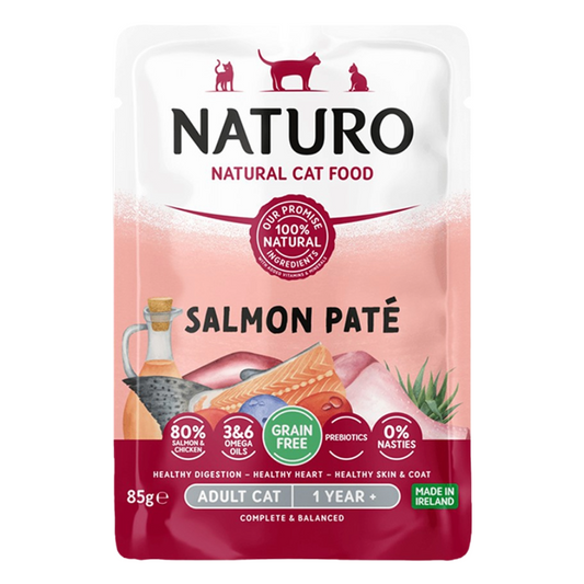Naturo Cat Salmon Paté 85g Pouch