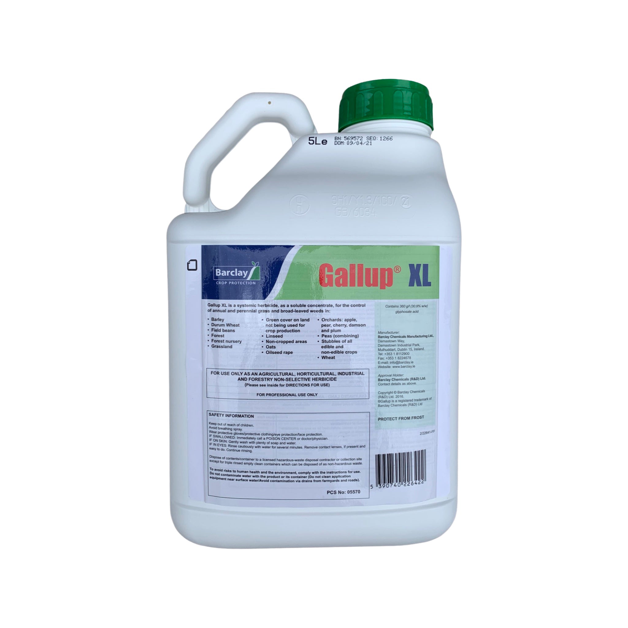 Gallup XL 5 Litre Grass Chemicals Farm & Home Store