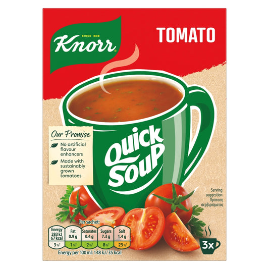 Knorr Quick Soup Tomato 3's 60g