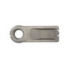 Metallic toggle bolt on a white background