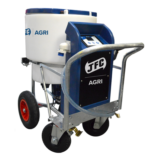 JFC Agri machine on a white background