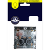metal box on white background in navy and yellow packaging