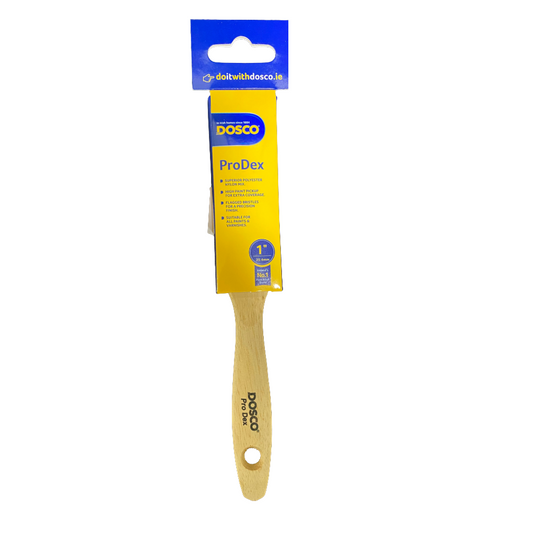 Dosco ProDex paint brush with packaging on a white background