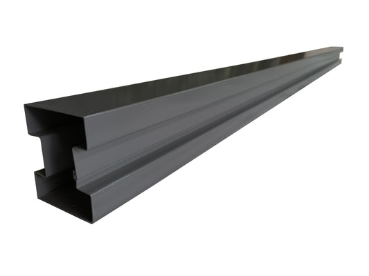 Satus Fence One-Piece Fence Post 2450 mm Anthracite Grey