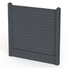 Satus Fence Standard Bullet Nose Fence Panel Pack 1800mm Anthracite Grey
