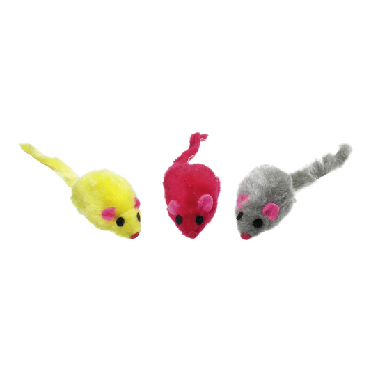 3 Pack of Plush mice toys