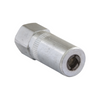 Metal fitting on a white background