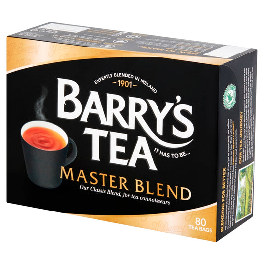 Barry's Tea Master Blend 80 Tea Bags 250g