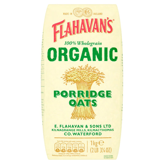 Flahavan's Organic Porridge Oats 1kg