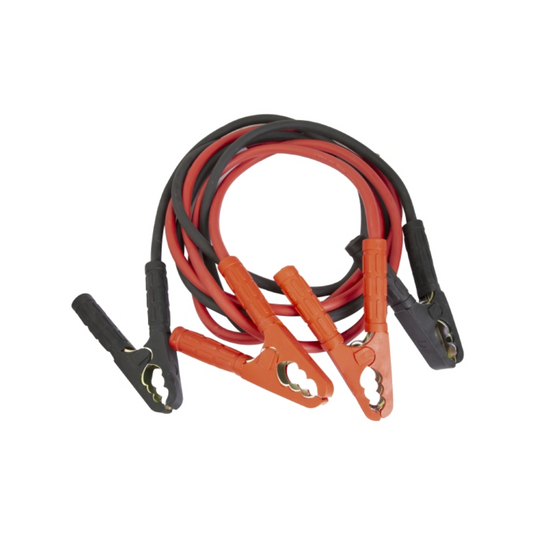 Set of red and black clips on a white background