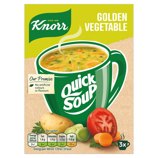 Knorr Quick Soup Gold Vegetable 3's 48g