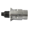 Metal mechanical component on a white background