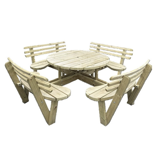 Picnic Table with Back Rest