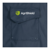 Navy blue cover with AgriShield logo on a white background