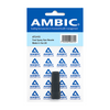 Ambic test spray gun nozzles packaging with nozzle on a white background