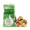 Bag of Arigna Biofuels hardwood logs with a green label on a white background