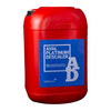 Red container of Aval Platinum Descaler on a white background