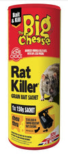 Grain bait to put inside a tamper resistant bait station