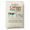 Bag of Eclipse Calfage First Feed with illustrations of a cow and a lamb on a white background