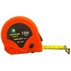 A red Dargan Tools 7.5m tape measure with a yellow measuring tape extended, shown against a plain white background.