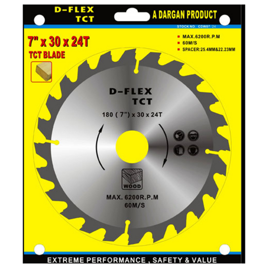 Circular saw blades on yellow packaging