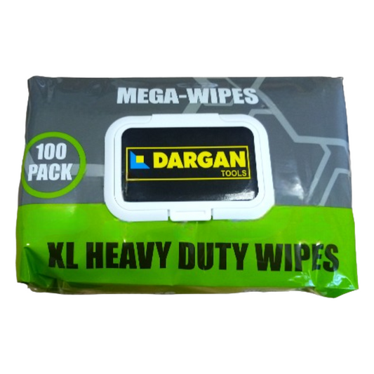 Pack of Dargan Tools XL Heavy Duty Wipes on a white background