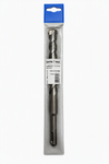 masonary drill bit in blue grey packaging on white background