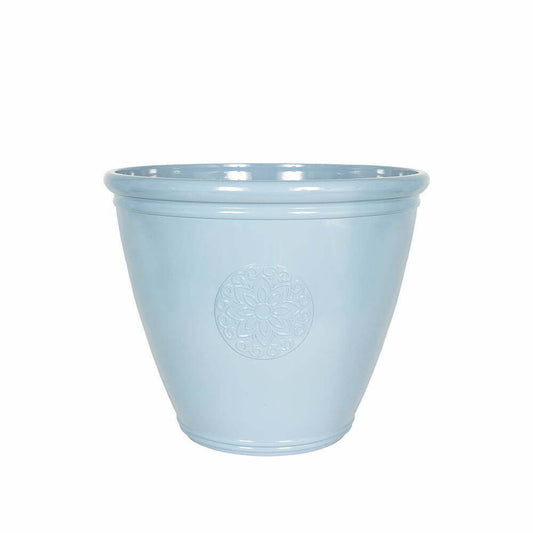 Plant Avenue Eden Emblem Planter Blue 40cm Plant Pot