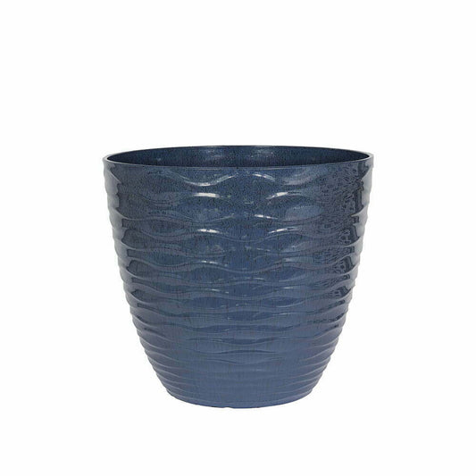 Plant Avenue Windmere Glazed Planter Blue 33cm Plant Pot