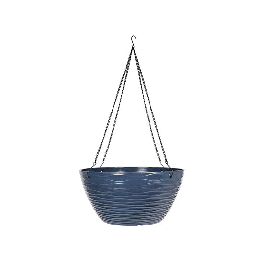 Plant Avenue Windmere Hanging Basket Blue 35cm Plant Pot