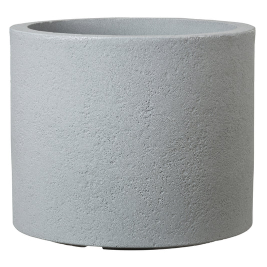Apta Beton Low Cylinder 30cm Grey Plant Pot