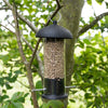 sunflower seed feeder on a tree