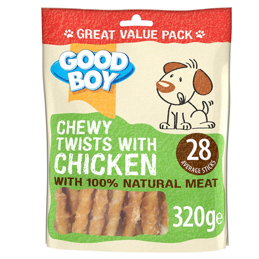 Good Boy Chewy Twists With Chicken 320g
