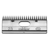 Metal comb with teeth and 'Heiniger' branding on a white background
