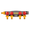 front view of the Hozelock 4-Way Tap Connector