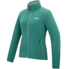 A teal green fleece zip-up jacket with a stand-up collar, shown on a clean white background. The brand name 'Marmot' is visible in white on the left chest.