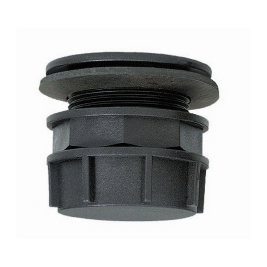 threaded fitting on a white background