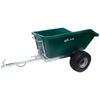 Green dump cart with 'AGRI' branding on a white background