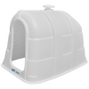 white calf housing