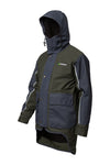 A Kaiwaka Stormforce Winter Jacket featuring a hood, multiple pockets, and a heavy-duty zipper.