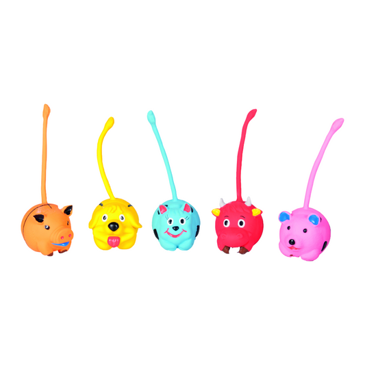 16cm Latex Long Tail pet Toy