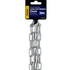 A 2-meter silver welded chain link with its retail packaging header card, shown against a plain white background.