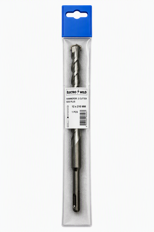 welding bit in blue packaging on white background