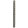 A single metal drill bit with a fluted cutting shank, shown vertically against a plain white background.