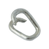 Metal link on a white background