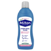 Bottle of Milton sterilising fluid on a white background