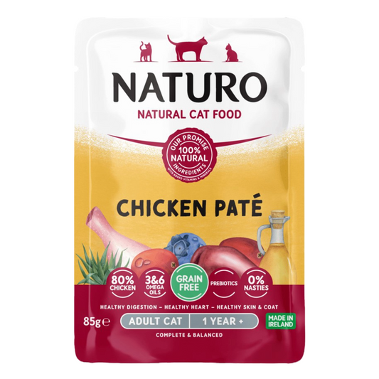 Naturo Cat Chicken Paté 85g Pouch 